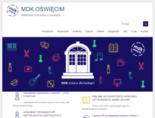 Tablet Screenshot of mdkoswiecim.pl